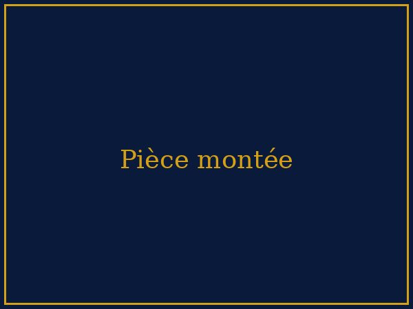 Pièce montée artisanale MANGO pour mariage à Oran